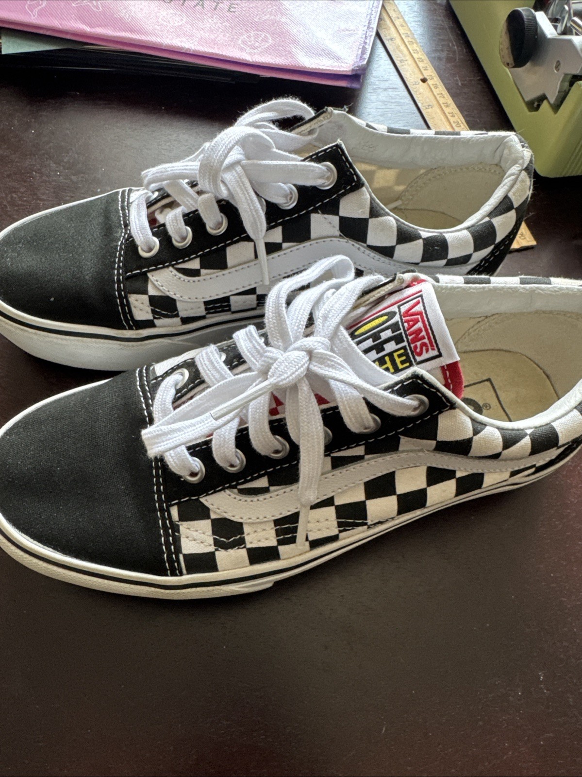 Checkered vans - image 4
