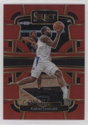 2023-24 Panini Select Concourse Red Prizm 154/199 Kawhi Leonard #24 2vh