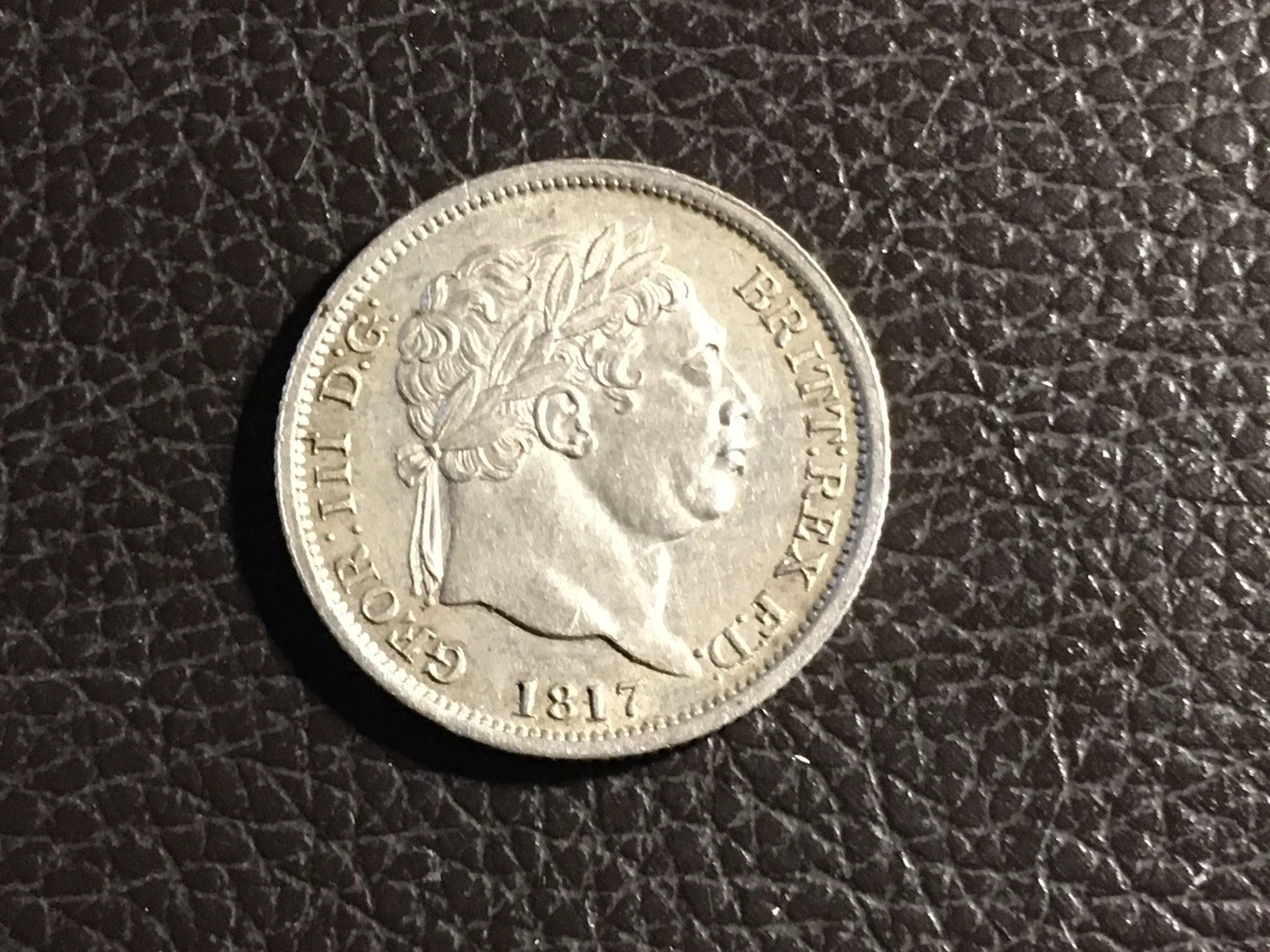 1817年 イギリス「ジョージ3世 シリング銀貨（Shilling）」MS65 1817年 イギリス「ジョージ3世 シリング銀貨（Shilling）」MS65 1817年