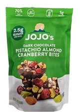 Jojo’s Dark Chocolate Pistachio Almond Cranberry Bites, 14.40 Oz, Gluten Free