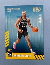 2022-23 NBA Hoops Basketball Jeremy Sochan Arriving Now #9 Rookie RC Spurs