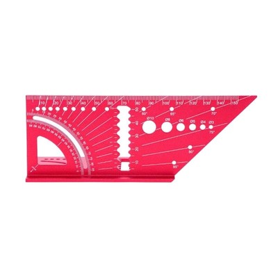 Mitre Angle Ruler with Clear Scale Angle/Drilling Locator Mitre Measuring Gauge