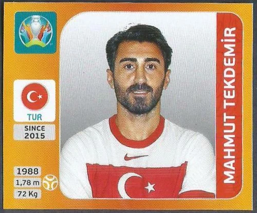  PANINI UEFA EURO TOURNAMENT EDITION 2020-#077-TURKEY-MAHMUT TEKDEMIR