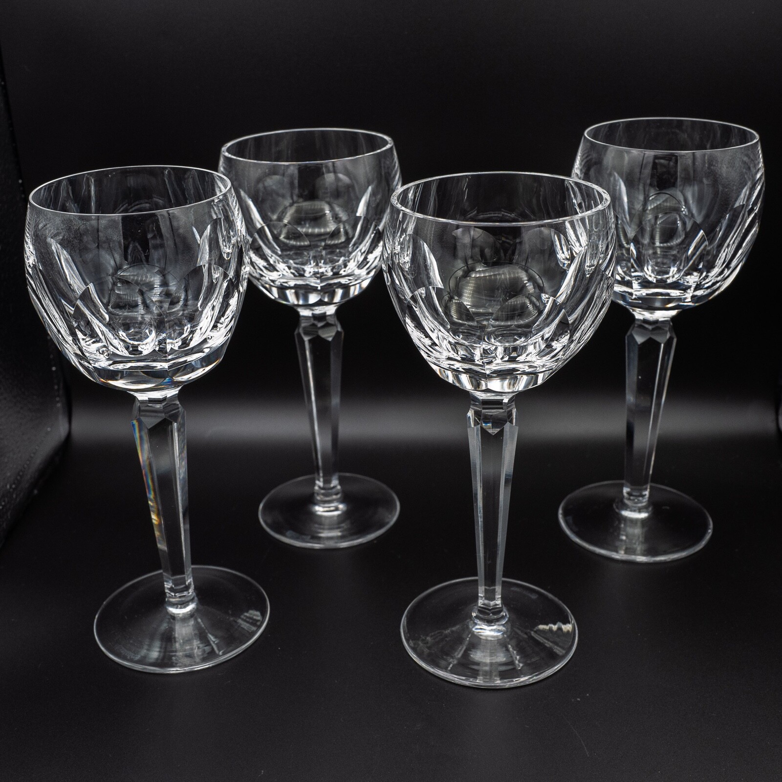 Waterford Crystal Sheila Wine Hock Glasses 7 3/8