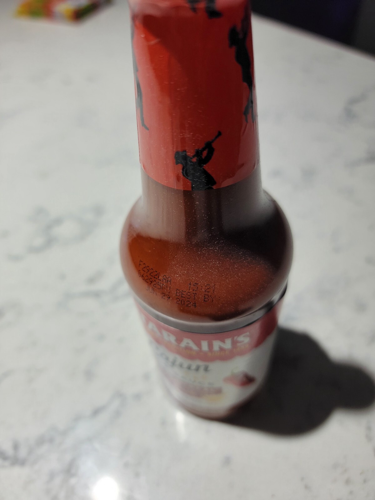 Zatarain's Cajun Hot Sauce Aged Red Peppers & Garlic 10oz Exp Jun 24