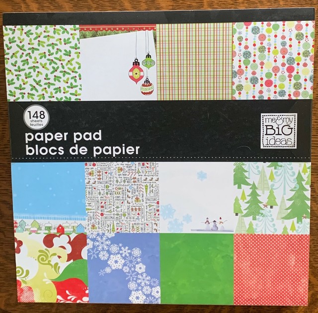 Scrapbook Christmas Paper Pad 12 x 12 eBay