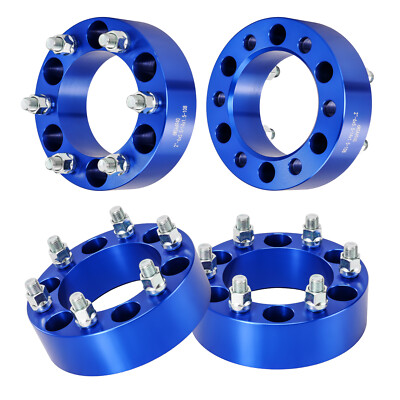 4pcs 2'' inch 6 Lug 6x5.5 Wheel Spacers Adapter For Chevy Silverado Suburban GMC
