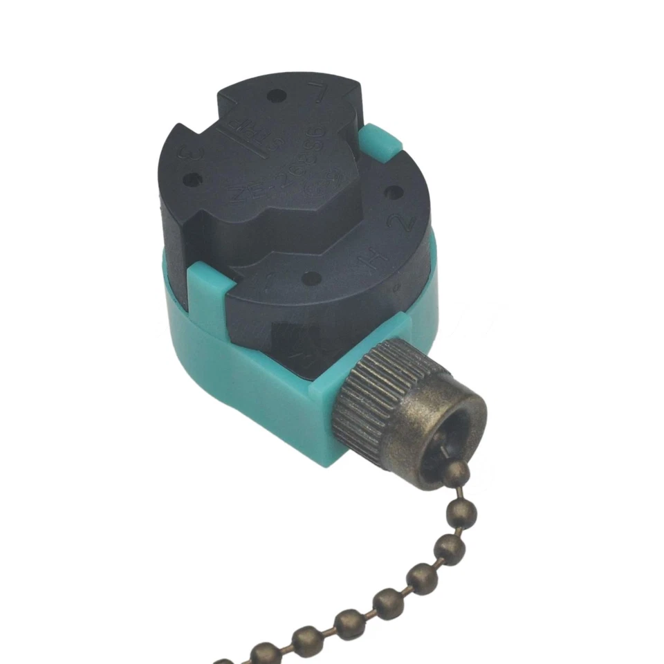 Ceiling Fan Light Pull Rope Switch Speed Controller 3 Speed 4 Wire Chain Switch - Image 4 of 4