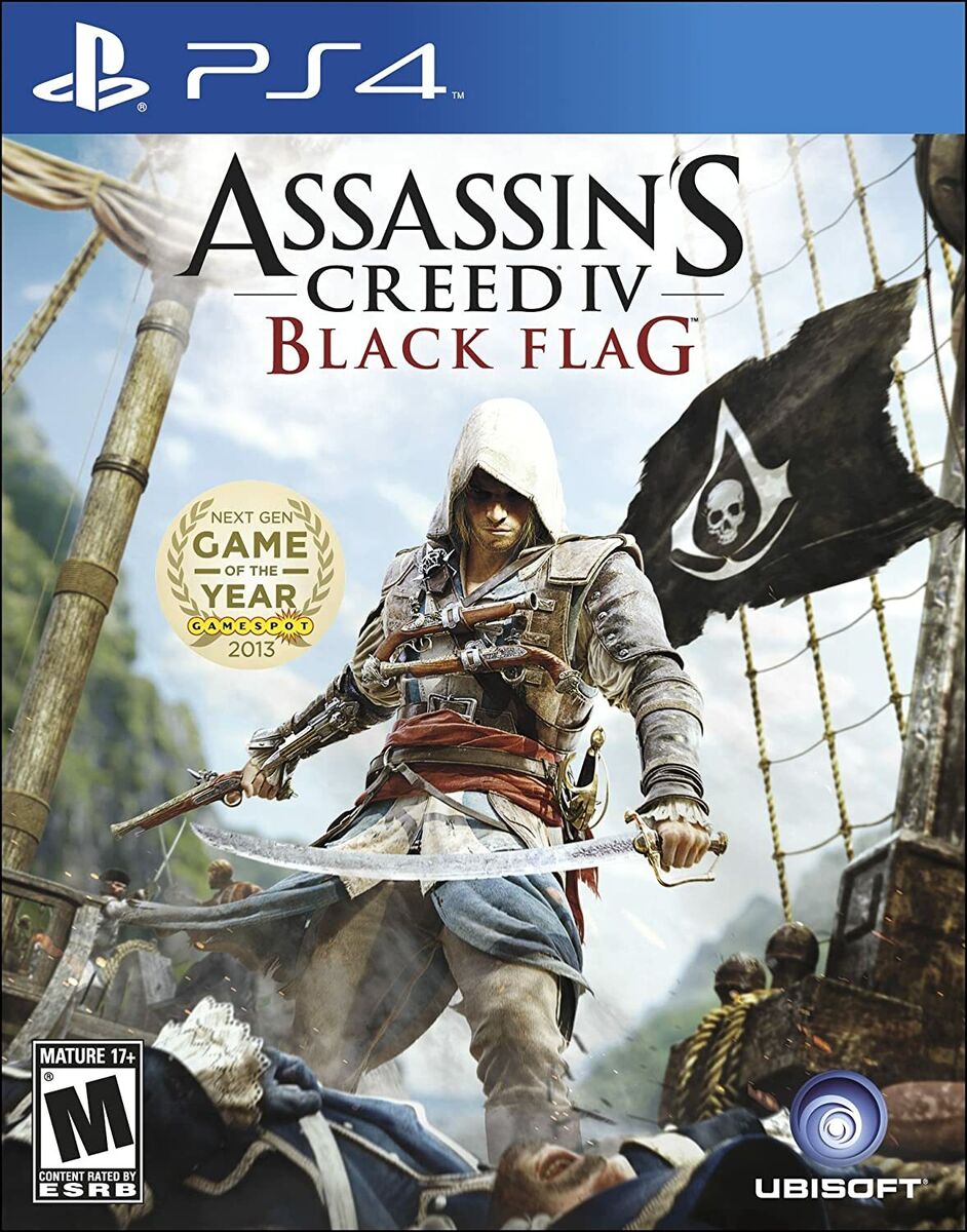 Assassin's Creed IV Black Flag Playstation 4 PS4 PS5 Ubisoft Battle - Brand  New!