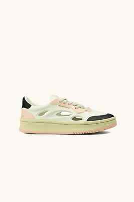 Women's sneakers Foamers white with black and pink details cod. R0008