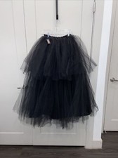 Makers Halloween NWTS Black Adult Full Tutu- One size fits most