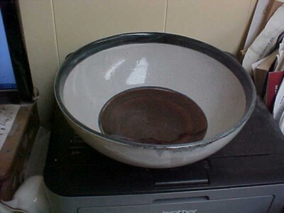 Marshall Studios Martz Pottery MCM 10'' x 4'' Salad Bowl RARE