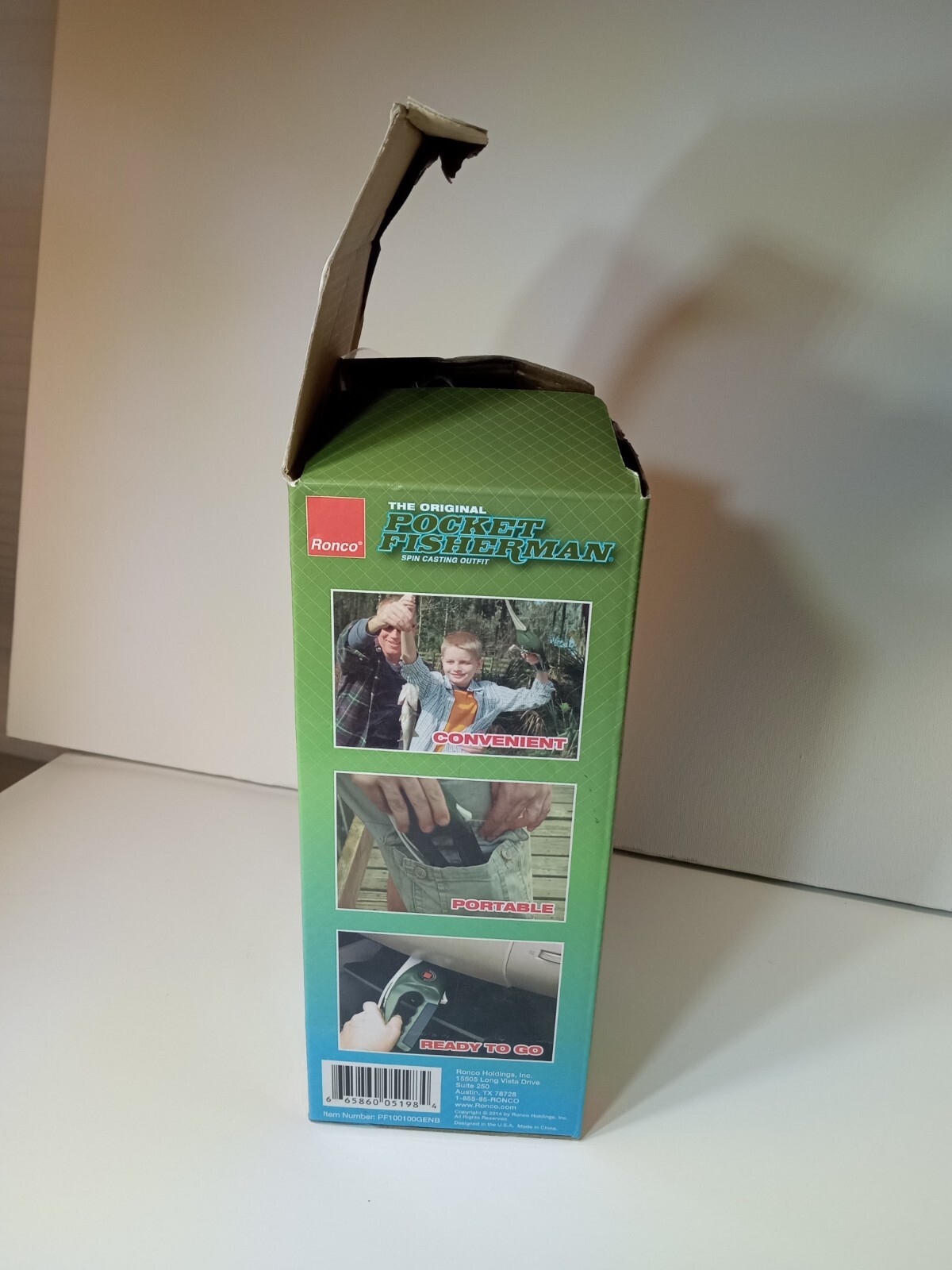 Ronco The Original Pocket Fisherman Spin Casting Outfit 2014 w/Box