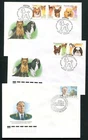 Russia AG79 3 FDC 2000 Communication Domestic Animals Dogs