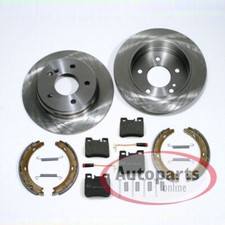 Bremsscheiben Ø 331 mm + Beläge + Backen hinten für Mercedes ML M-Klasse [W163]