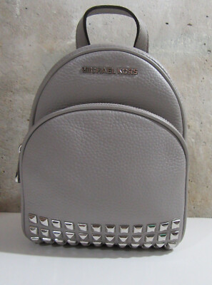 Michael Kors Abbey XS X-Small Pebbled Leather Studded Backpack