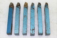 6x HM - boczne dłuto tokarskie - proste - 32 mm - wąskie - prawe - P20 do P50 - NOWE