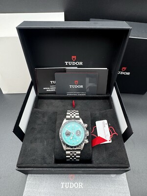 2026 Tudor Black Bay Chrono 41mm Blue Flamingo Steel JUBILEE 79360-0024 NEW