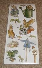 Colorbok Sticker Sheet ~ Beatrix Potter....Peter Rabbits Garden