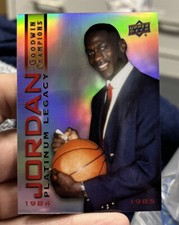 2021 Goodwin Champions MICHAEL JORDAN Platinum Legacy 1984-1985 Rookie MJP-1