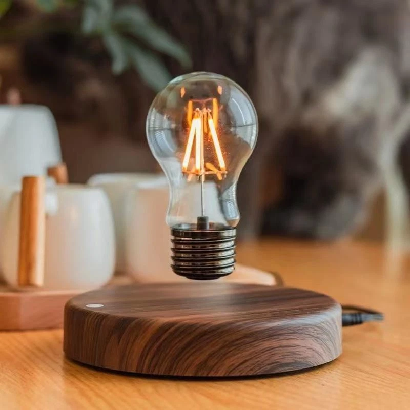 Magnetic Levitation Lamp Creativity Floating Glass LED Bulb Home
