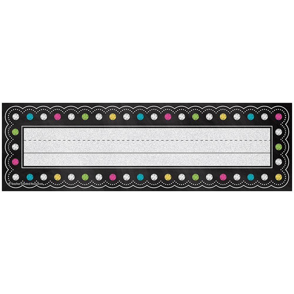 Chalkboard Brights Flat Name Plates Created Teacher Resources TC 2021 new specialty shop