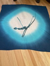 NWT Origins Silk Scarf 48"x47" Super Large Square Shawl Wrap Chinese