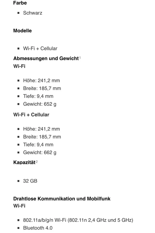 APPLE iPad A1460 32 GB WiFi Celluar (DISPLAY NEU) +EXTRAS! / OVP / TOP / VK 465€ - Bild 3 von 4