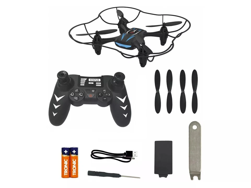 RC STUNT DRONE / Quadrocopter mit 4 Geschwindigkeit 360°-Flips 6-Axis-GYRO / 30m - Bild 4 von 4