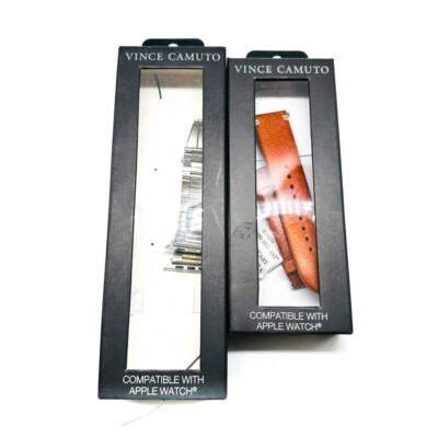 Pcs Vince Camuto, Leather, Stainless Bracelet Band, Compatible