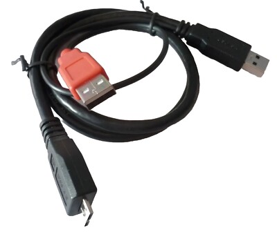 USB 3.0 Y Kabel micro B Stecker Strom Daten Anschlusskabel Delock 82909 HDD