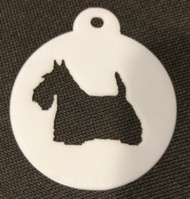 Scottish Terrier Hund Cupcake Keks Keks Kaffee Schablone 2 Größen verfügbar