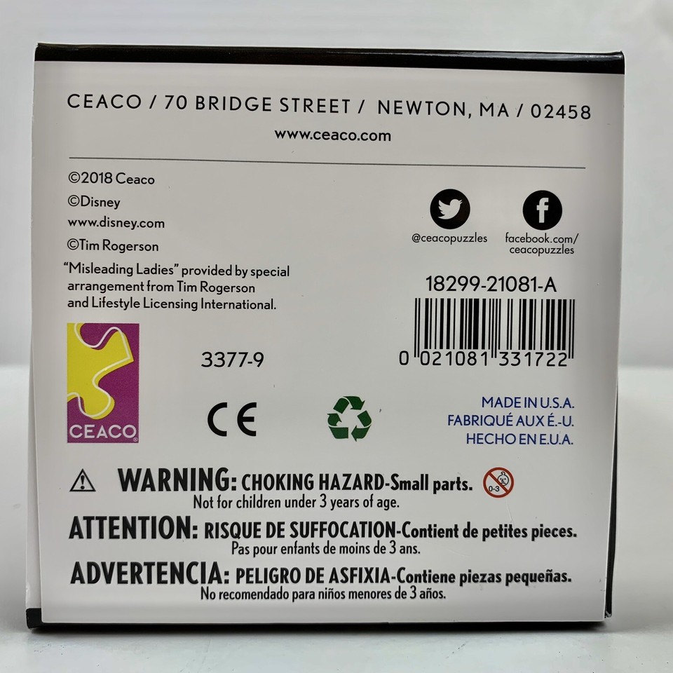 Disney Fine Art 1000 Piece Puzzle MISLEADING LADIES Ursula Maleficent