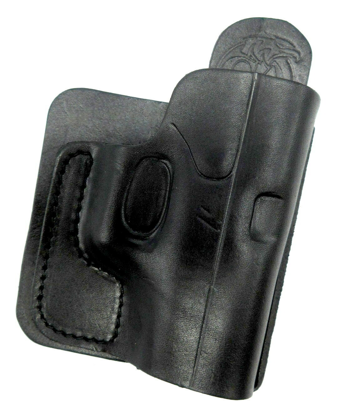 CEBECI Black Leather RH Back Pocket Wallet Concealment Holster for BERETTA 84 85