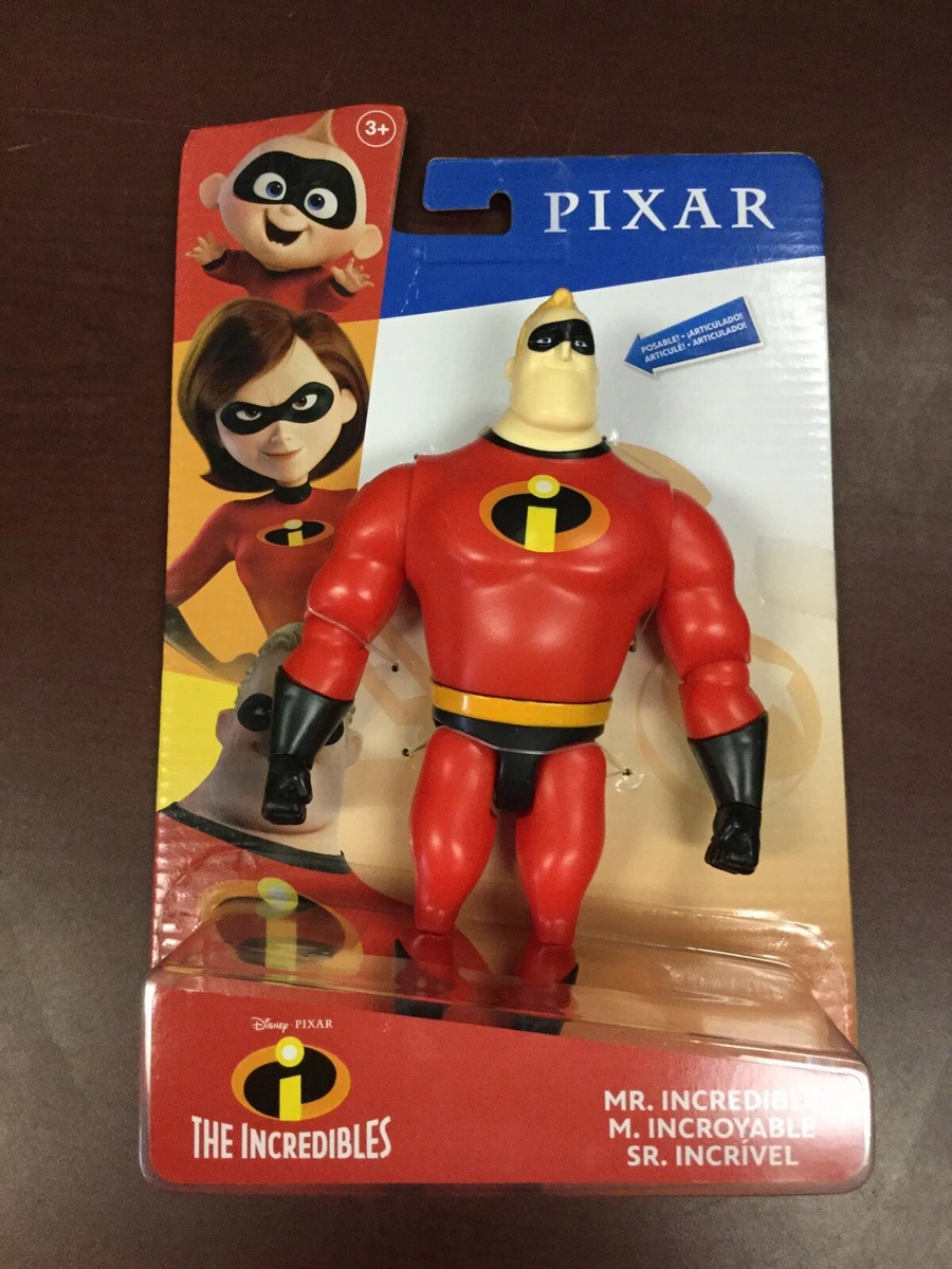 Disney Pixar The Incredibles Mr. Incredible Action Figure NEW Toys Pixar Movie