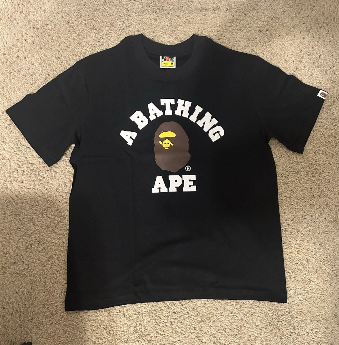 A Bathing Ape Black T-Shirts for Men for sale | eBay