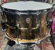 Ludwig LB508K Hammered Bronze Phonic 8x14" Snare Drum