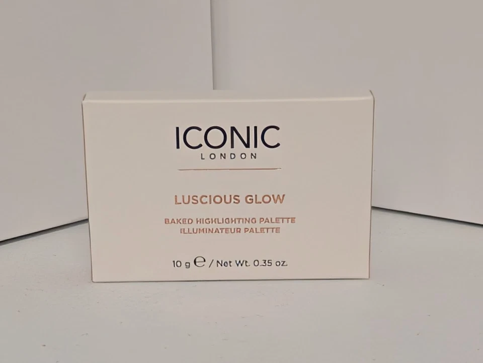 Iconic London Luscious Glow Baked Highlighting Palette - 10g - New