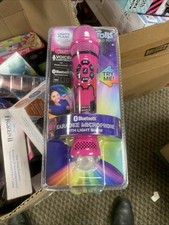 Trolls World Tour Bluetooth Karaoke Microphone w/ LED Disco Lights Speaker READ