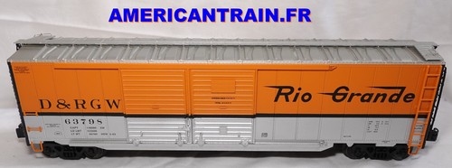 Denver & Rio Grande Double Door 50’ Box Car #63798 3 rails échelle O MTH | Zustand: Occasion