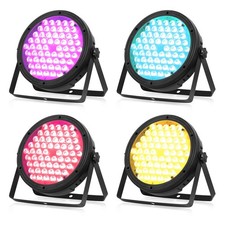 Stage Lighting 120W Par Light RGBW 4-in-1 Stage Lights, DJ Light DMX for Conc...