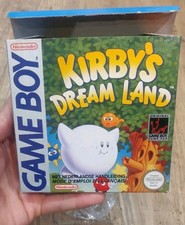 Kirby's Dream Land Game Boy FAH GameBoy Fr Officiel Boîte D'époque !