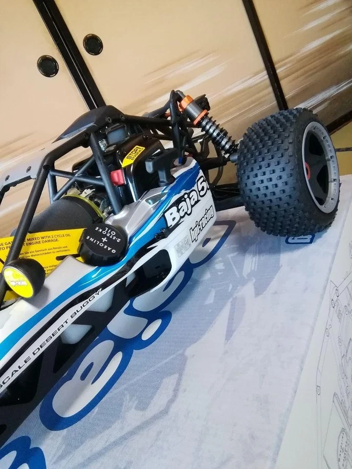 HPI Racing Baja 5B 1/5 RC Gas Off-Road Buggy 2-Stroke Engine RTR New Rare - Image 4 of 4