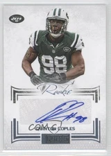 2012 Panini Playbook Signatures Platinum 17/25 Quinton Coples Rookie Auto RC 0c2