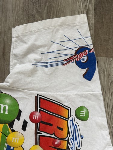 Ernie Irvan #36 Nascar Racing Vtg 90s M&M’s AOP All Over Print T Shirt Men’s XL - Picture 2 of 9