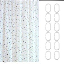 Pilarmuture Waterproof Fabric Shower Curtain for Bathroom 7 Styles for Choosing