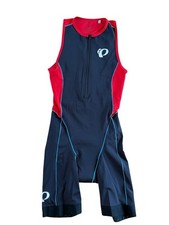 PEARL IZUMI ELITE SIZE MEDIUM ATHLETIC TRIATHLON SUIT KIT BLACK TRUE RED IRONMAN