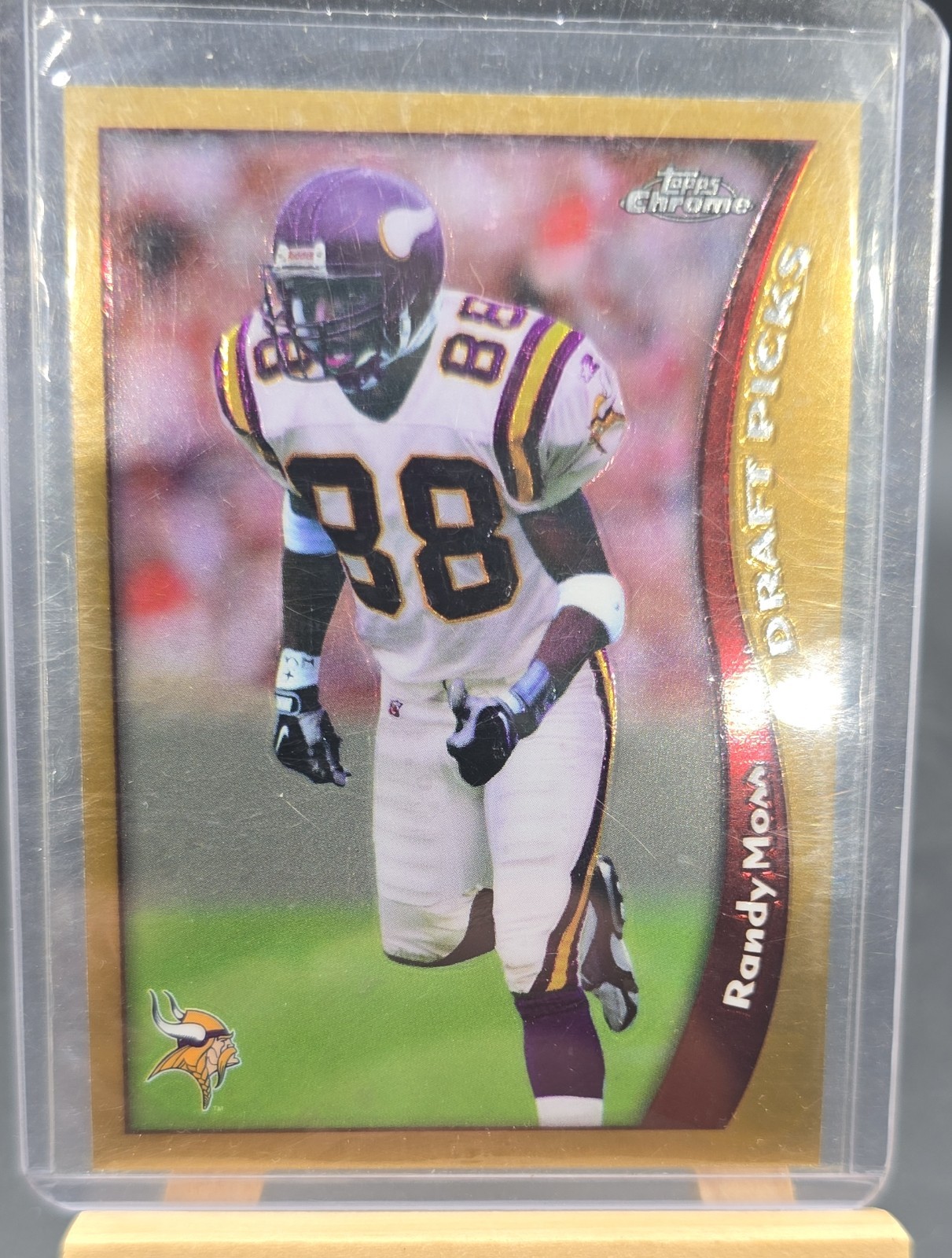 1998 Topps Chrome - Draft Picks Randy Moss #35 (RC) F