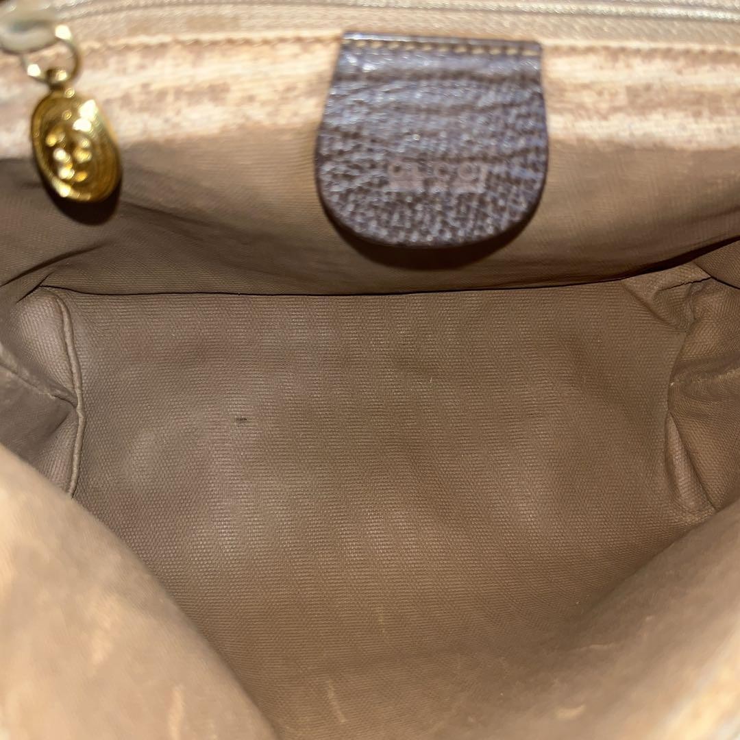 Old Gucci Gg Pattern Interlocking Mini Shoulder B… - image 13