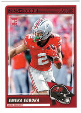 Emeka Egbuka 2025 Score Football #2 Base Rookie Card